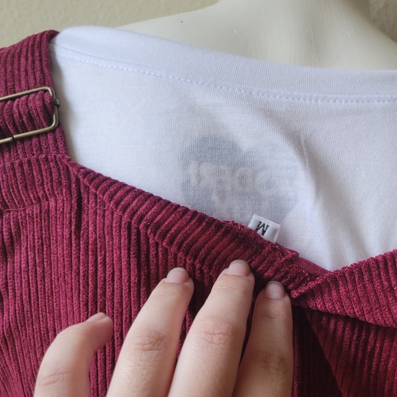 Rockers Velvet Ribbed Dress - Picture 8 of 9